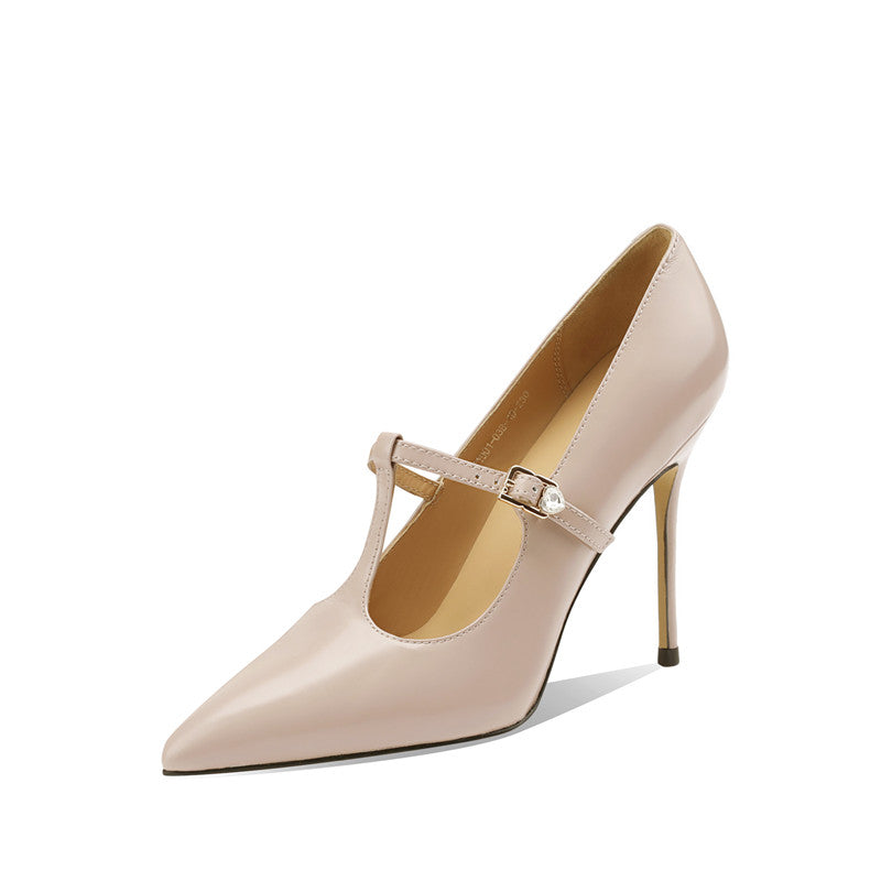 Maria T Strap Pink Stilettos newgew